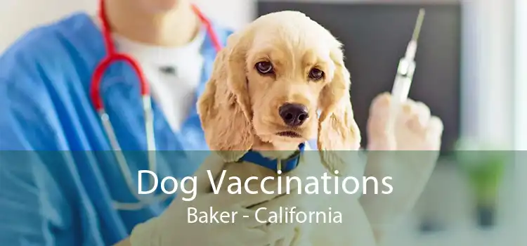 Dog Vaccinations Baker - California